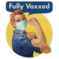 Rosie Fully Vaxxed - Womens Curve Longsleeve Tee Design