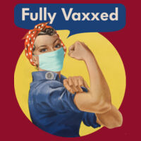 Rosie Fully Vaxxed - Mens Supply Hood Design