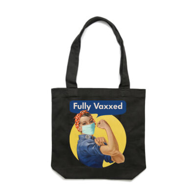 Rosie Fully Vaxxed - Carrie Tote Bag  Thumbnail