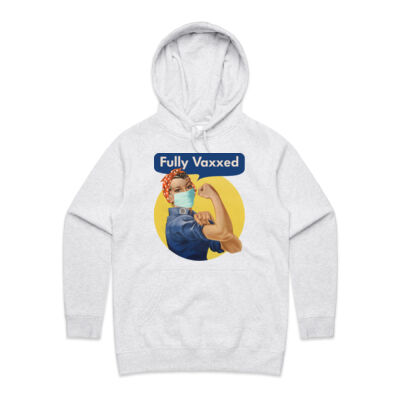 Rosie Fully Vaxxed - Womens Supply Hood Thumbnail