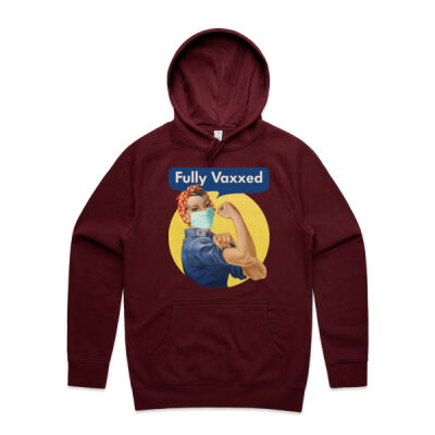 Rosie Fully Vaxxed - Mens Supply Hood Thumbnail